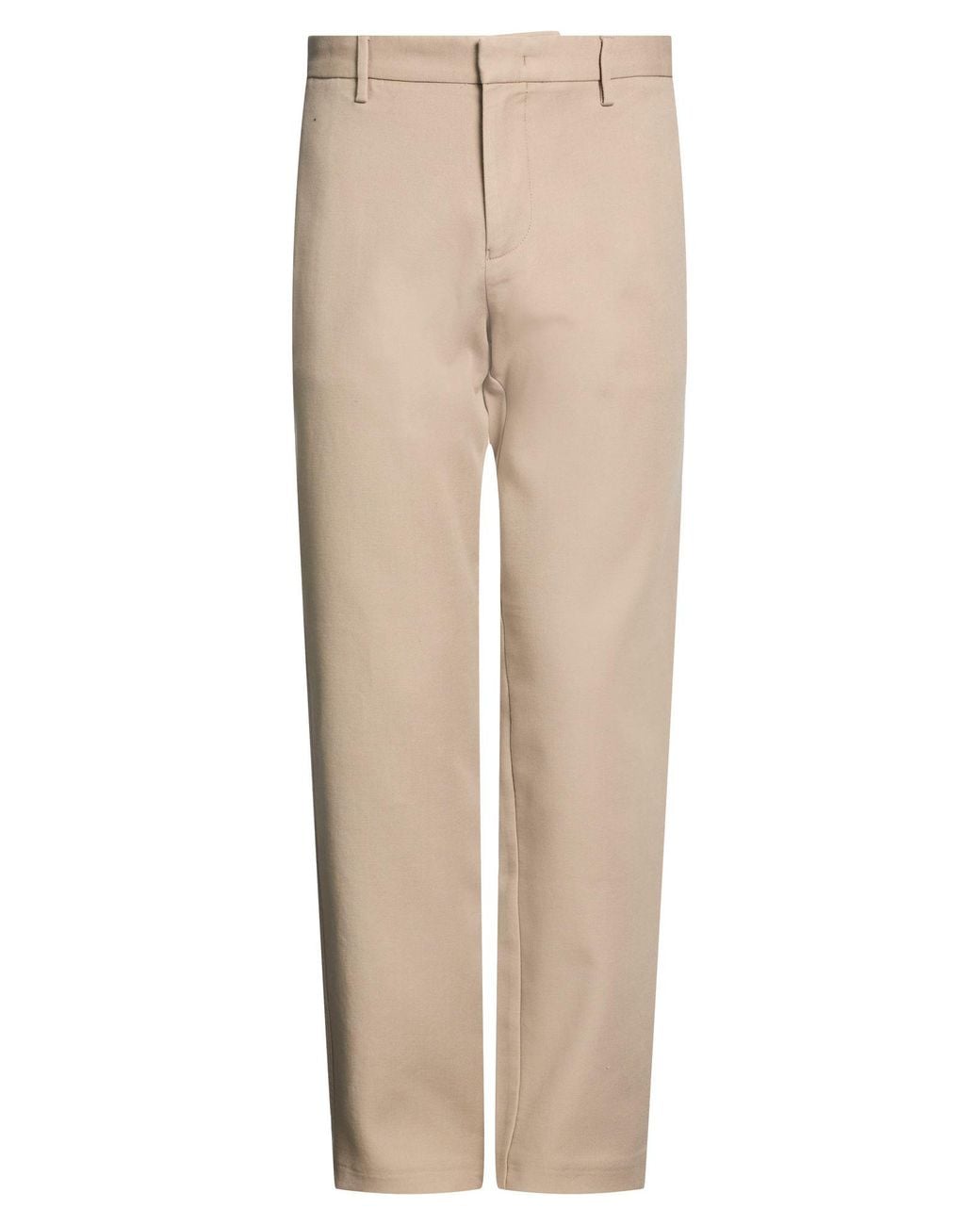 Emporio Armani Natural Taupe Pants Cotton, Elastane for men