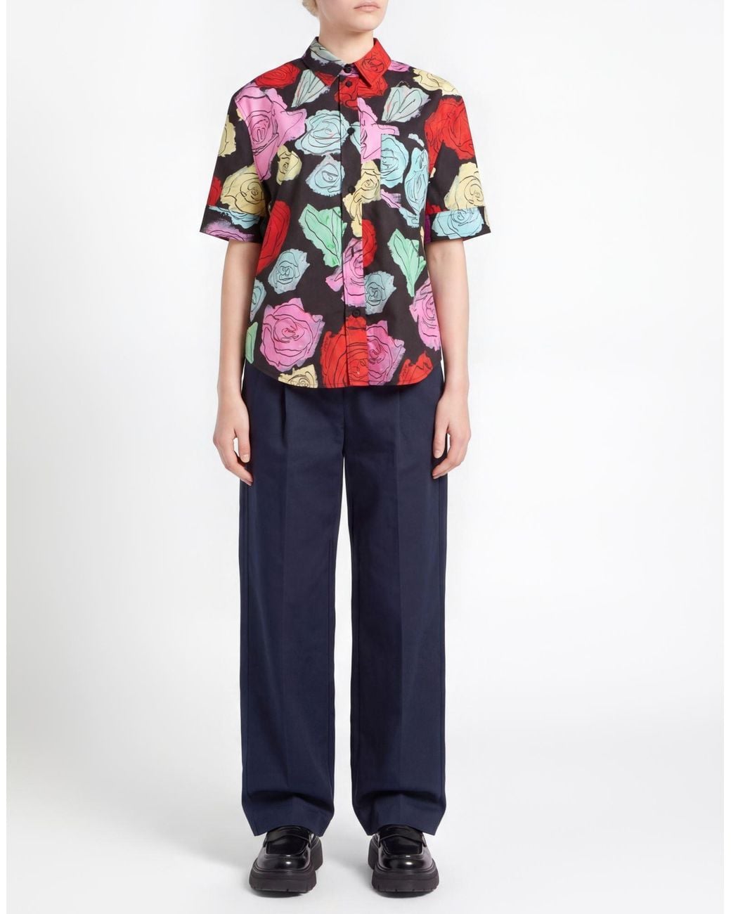 Marni Red Shirt Cotton