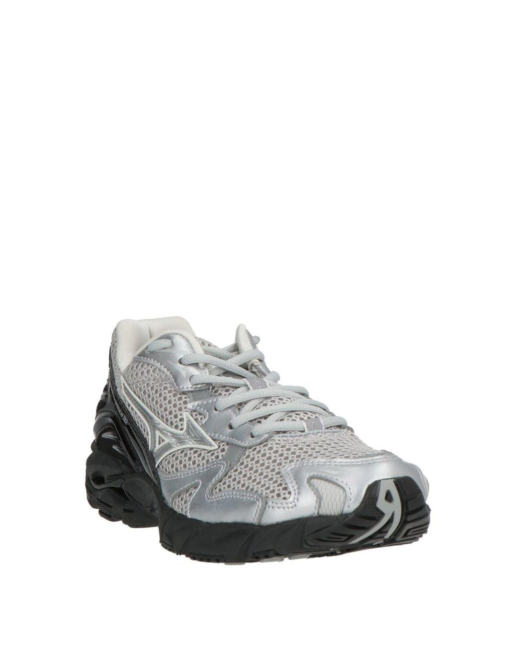 Mizuno Gray Sneakers Textile Fibers, Synthetic Material for men