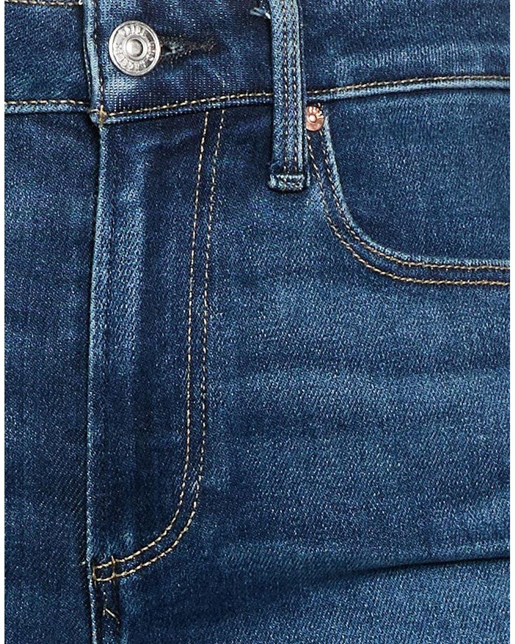 PAIGE Blue Jeans Cotton, Polyester, Elastane