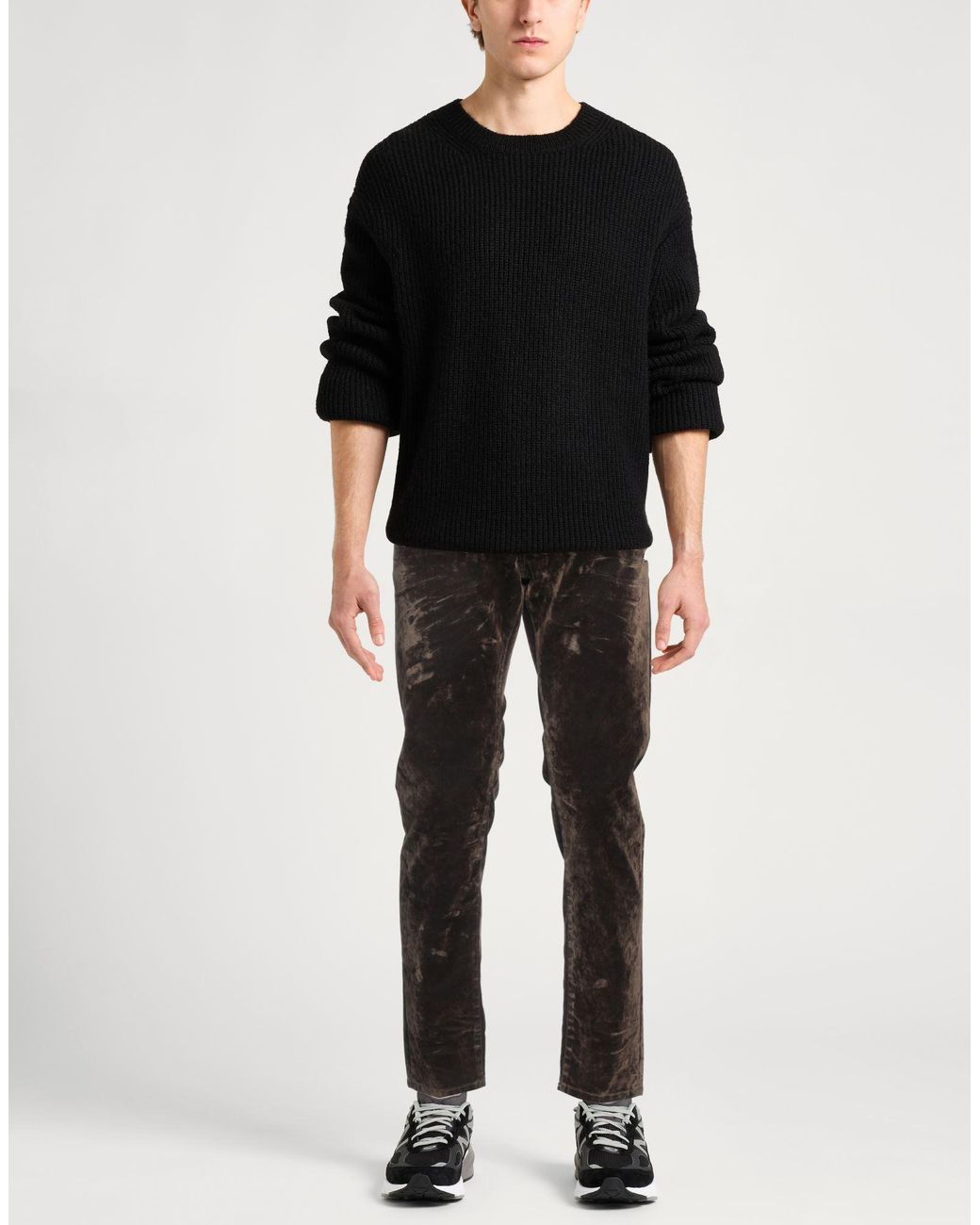 Messagerie Gray Flag Military Pants Cotton, Viscose, Elastane for men