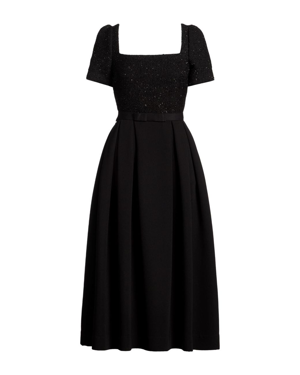Self-Portrait Black Midi Dress