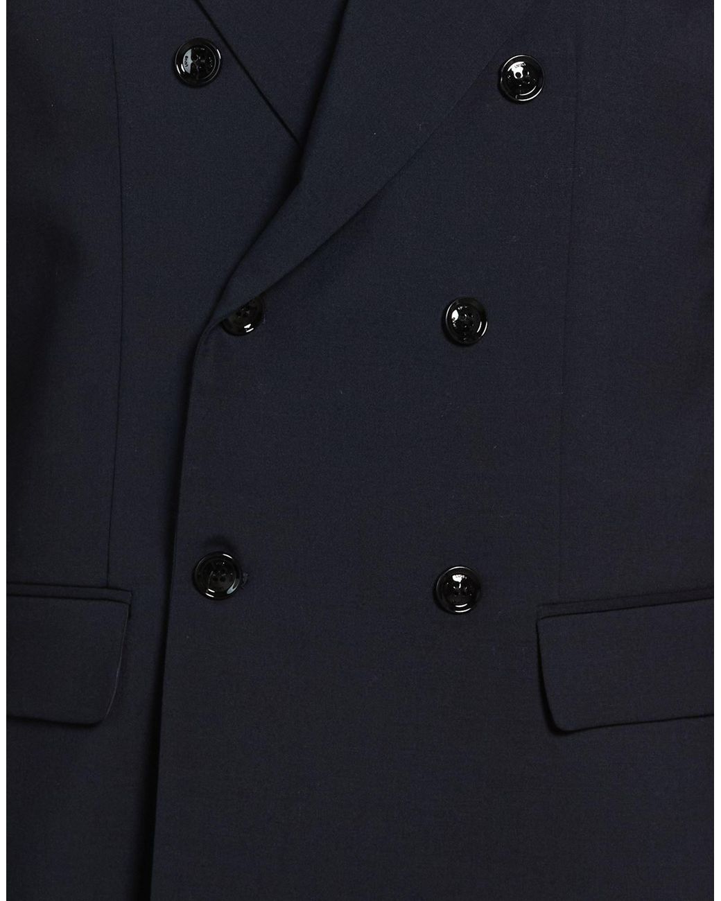 Liu Jo Blue Midnight Blazer Polyester, Wool, Elastane for men