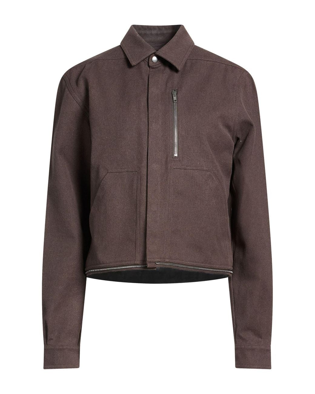 Rick Owens Brown Denim Outerwear