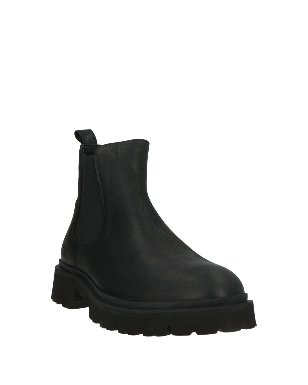 Copenhagen Shoes Black Ankle Boots Leather for men
