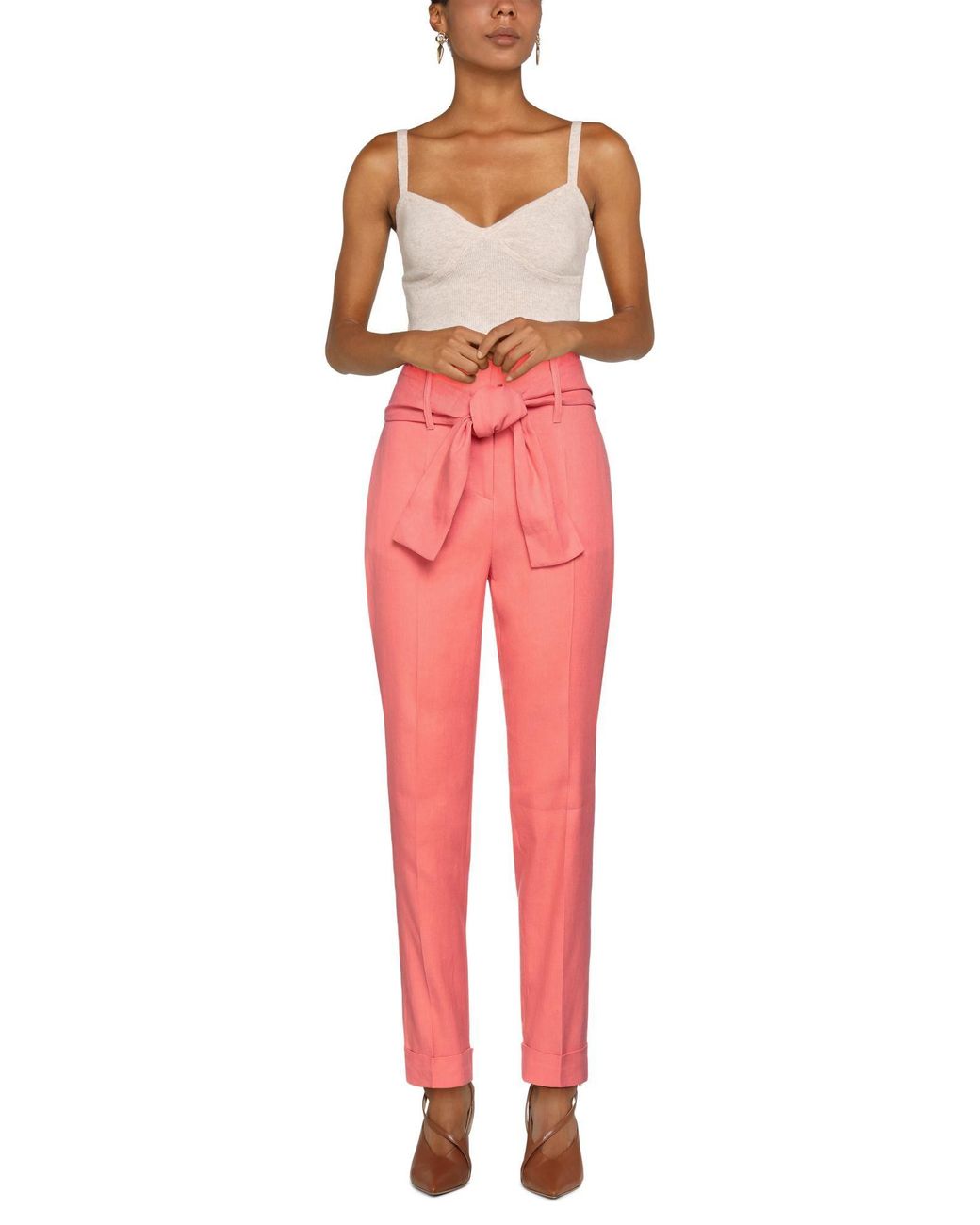 Fabiana Filippi Red Trouser