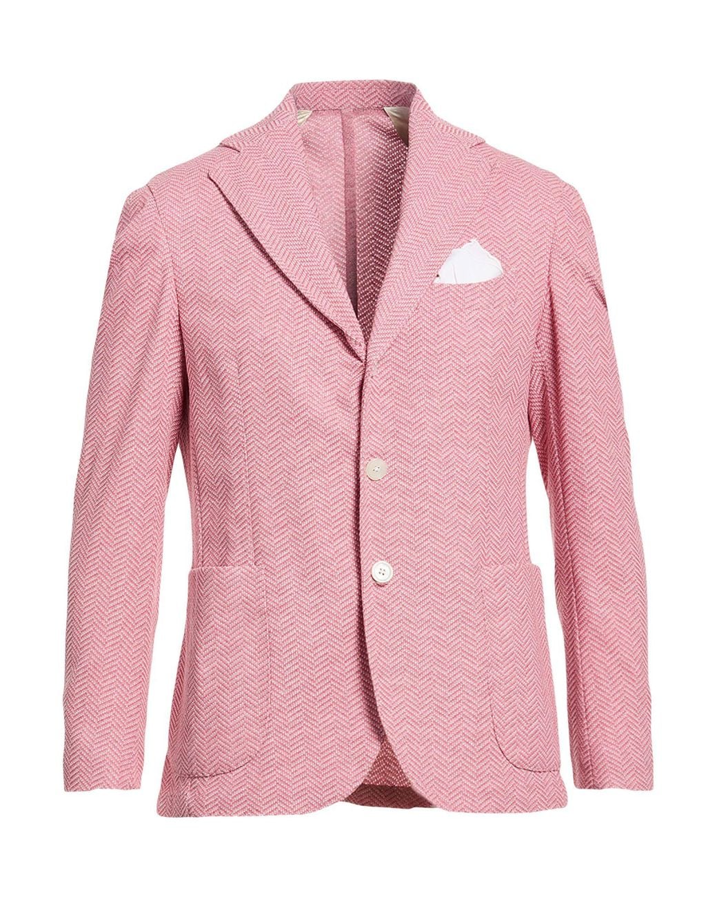 BRERAS Milano Pink Blazer for men