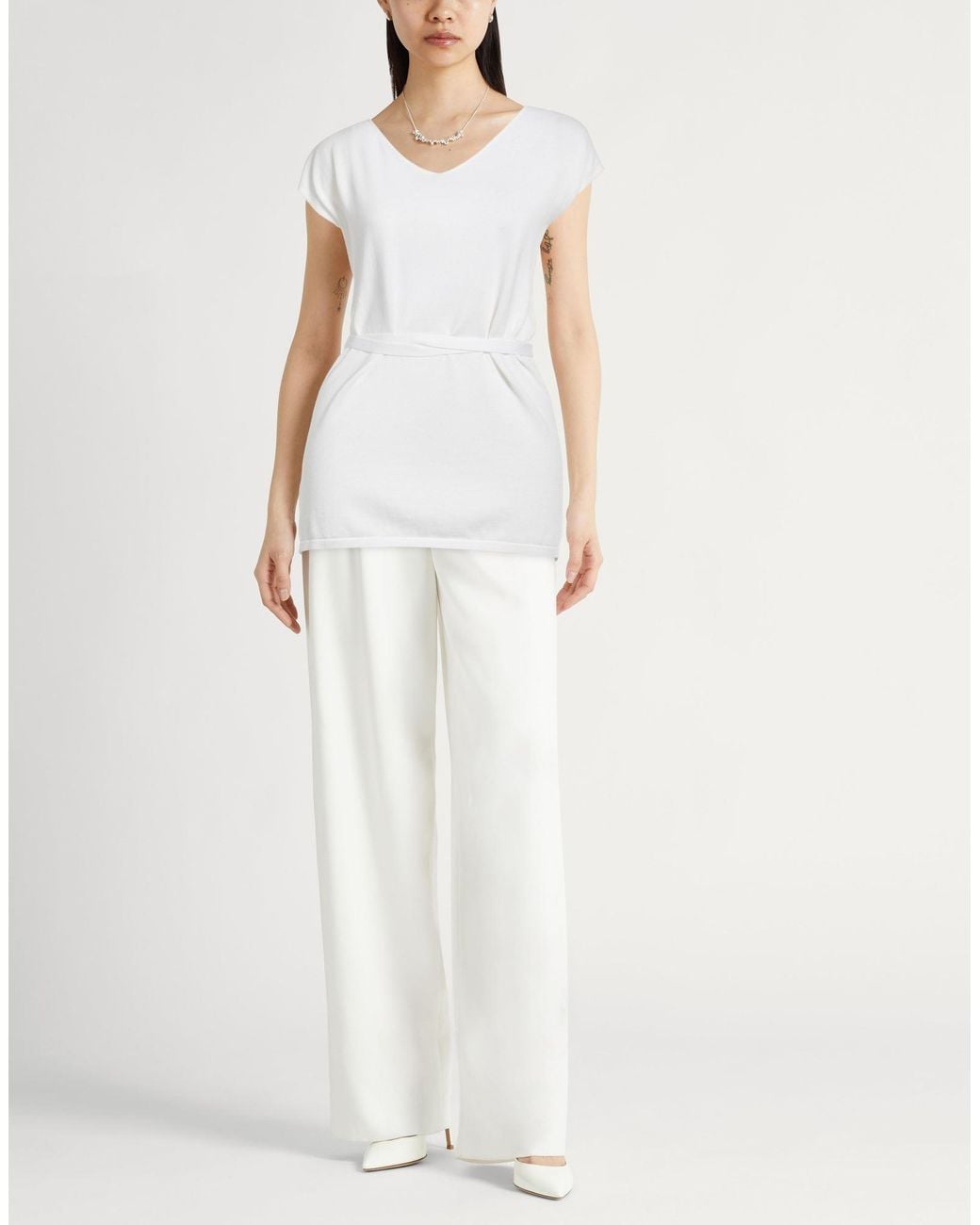 Aspesi White Cardigan Cotton