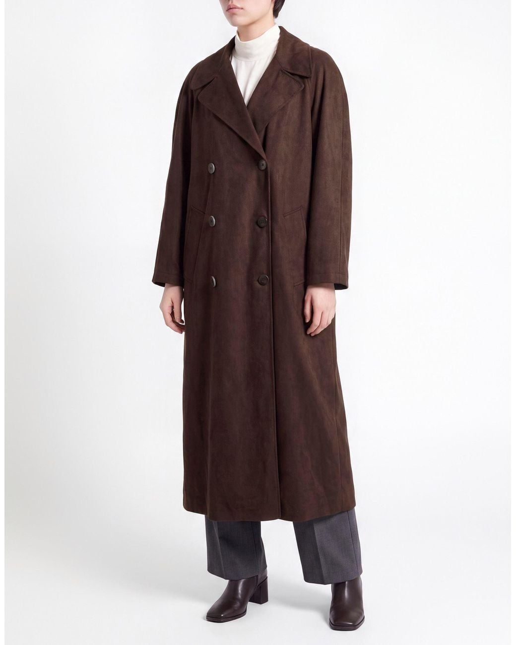 Alysi Red Overcoats & Trench Coats