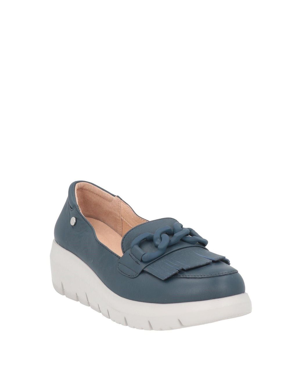 Stonefly Blue Loafers Leather