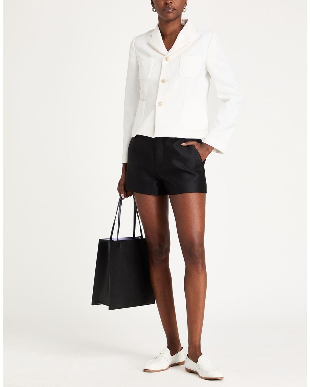 Comme des Garçons White Blazer