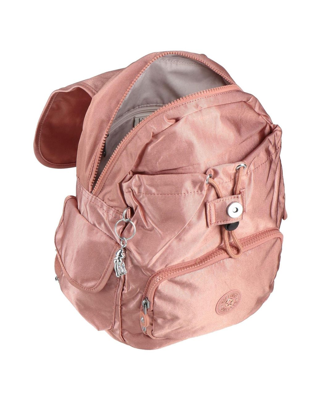Kipling rose gold clearance backpack