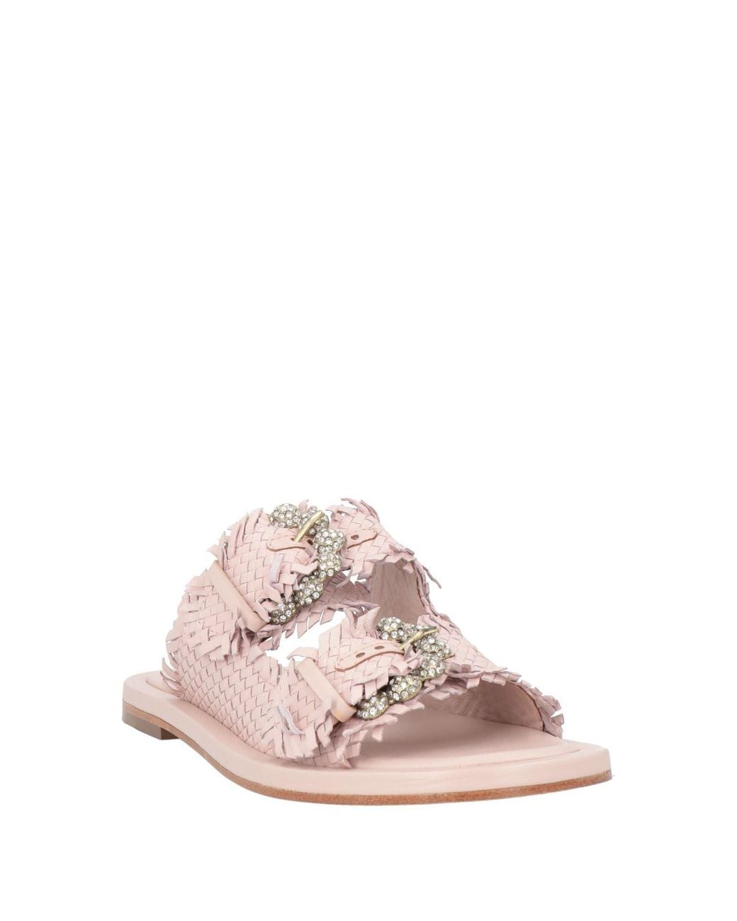 Emanuélle Vee Pink Sandals Leather