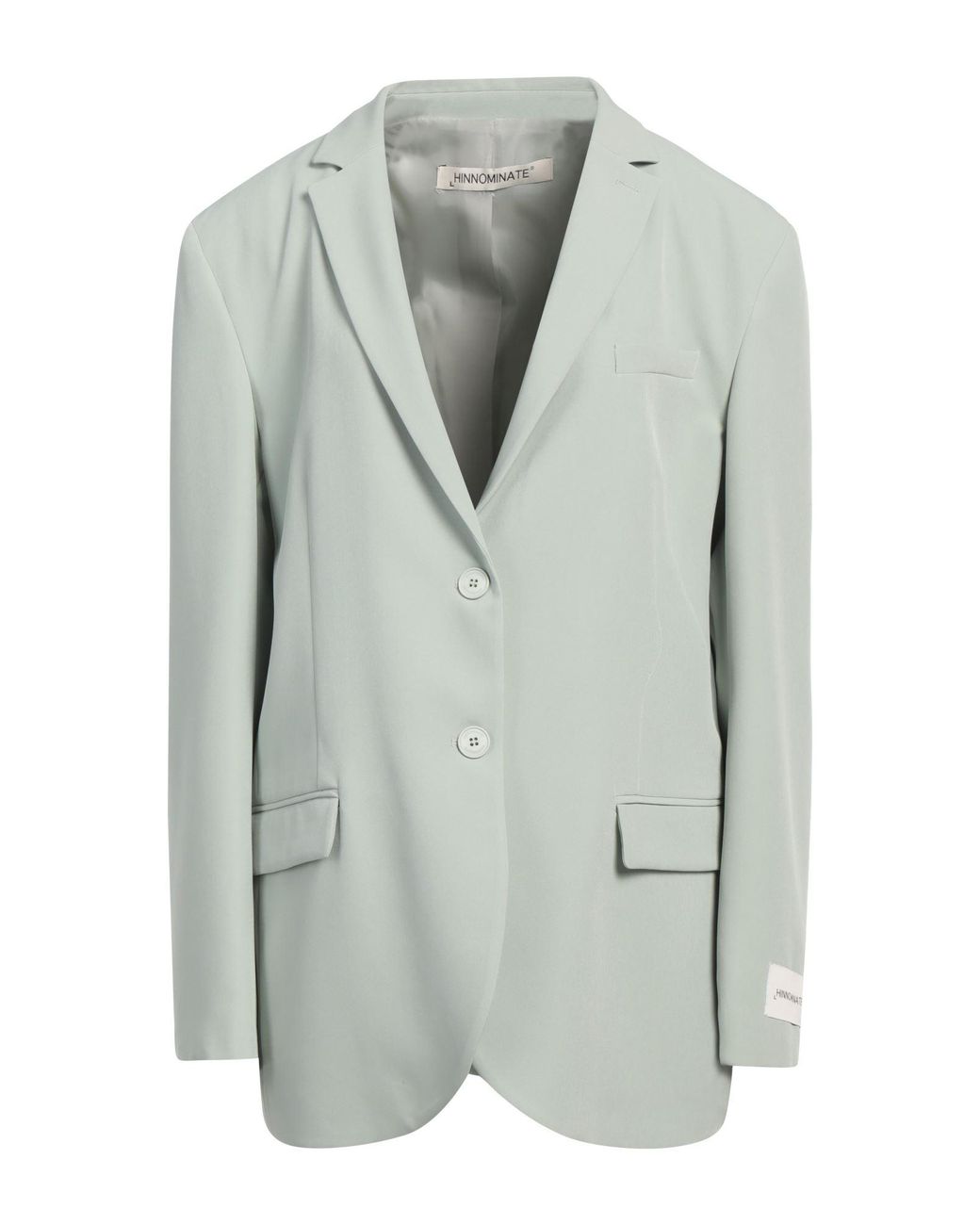hinnominate Gray Blazer Polyester, Elastane