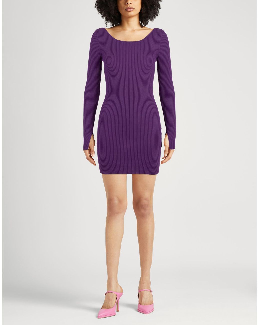 Solace London Purple Mini Dress