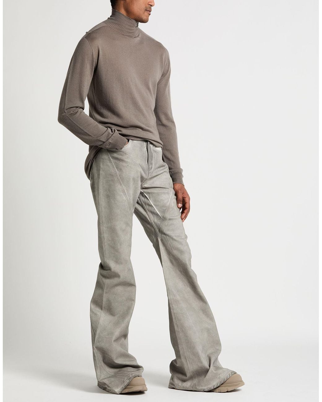 Rick Owens Gray Jeans Cotton for men
