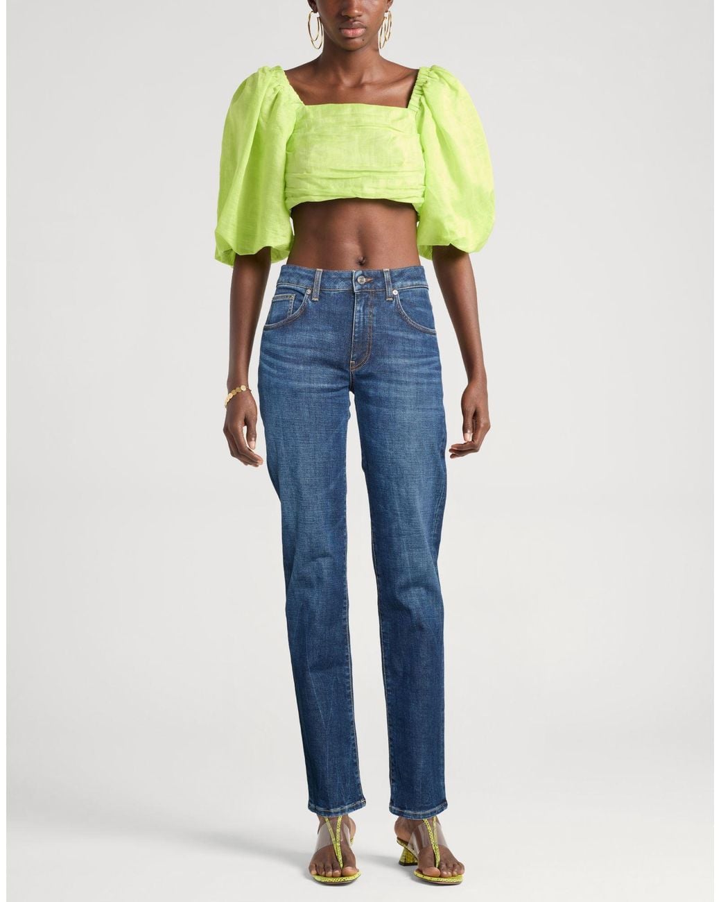 Department 5 Blue Jeans Cotton, Rubber
