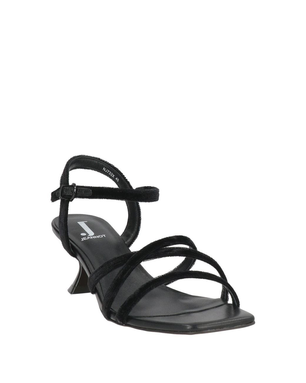 Jeannot Black Sandals