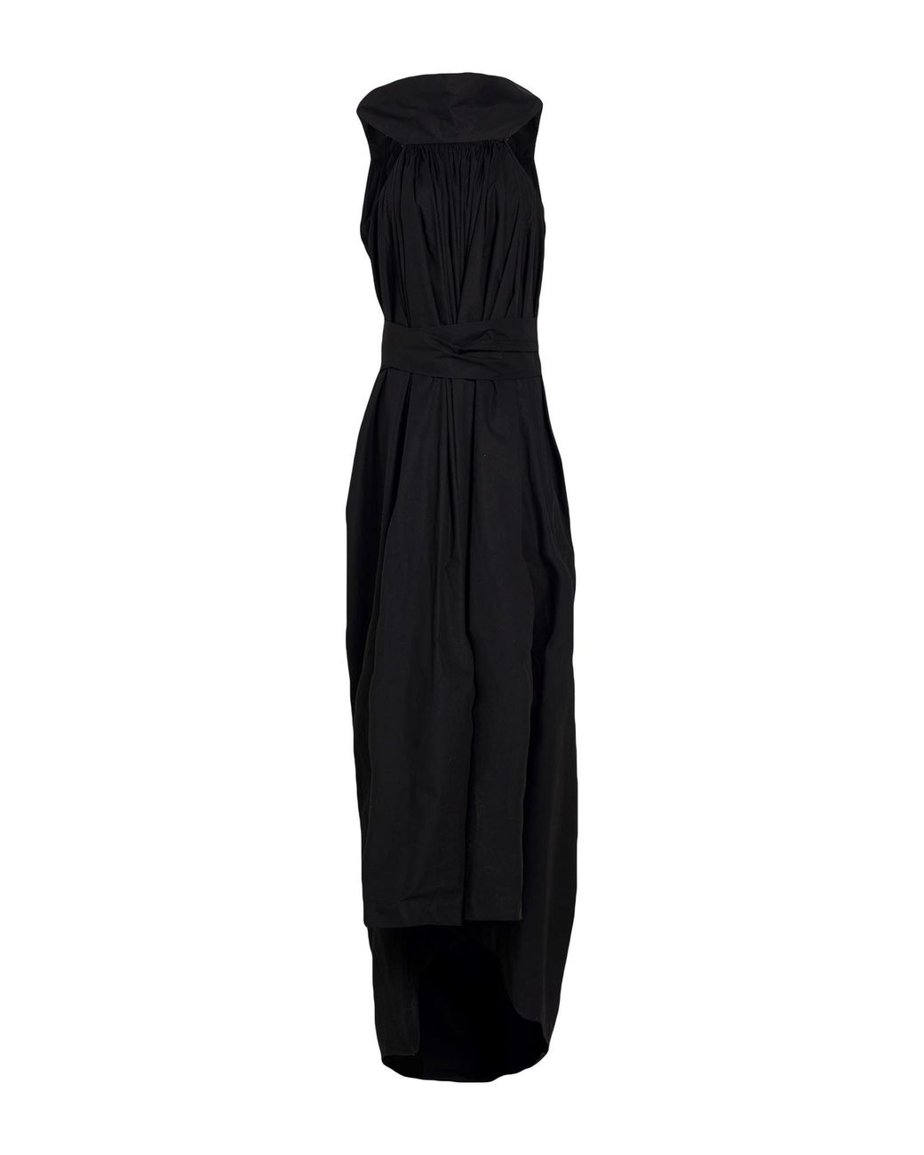 Rick Owens Black Maxi Dress Cotton