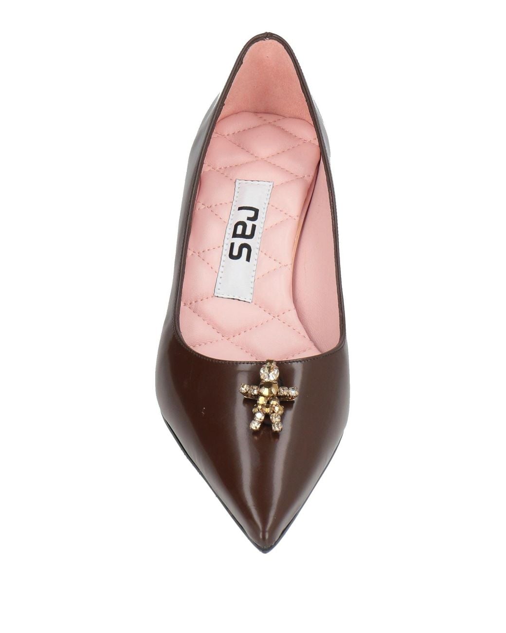 Ras Brown Pumps Leather