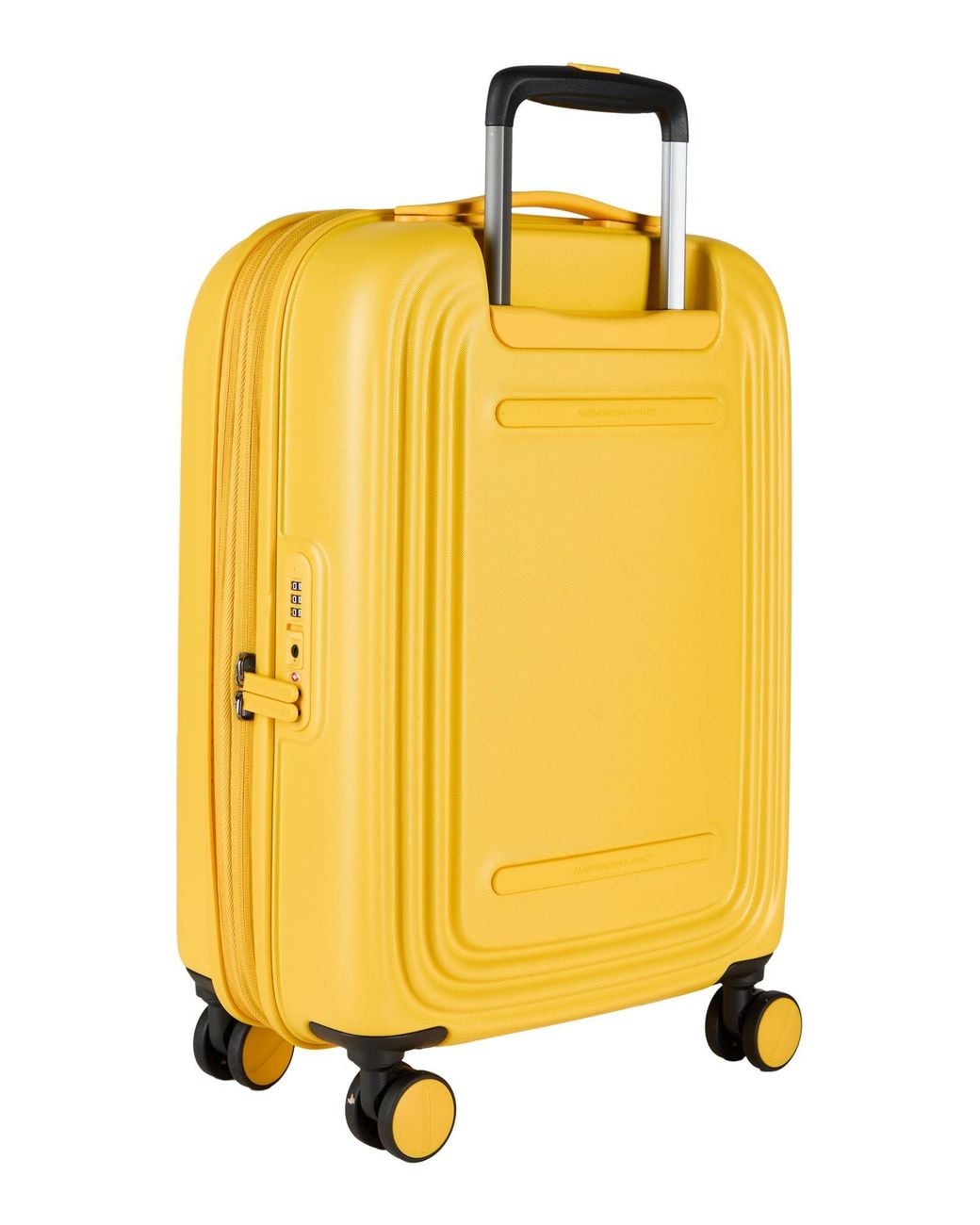 Mandarina Duck Yellow Wheeled Luggage for men