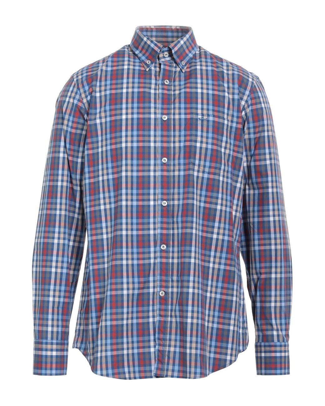 Paul & Shark Blue Shirt Cotton for men