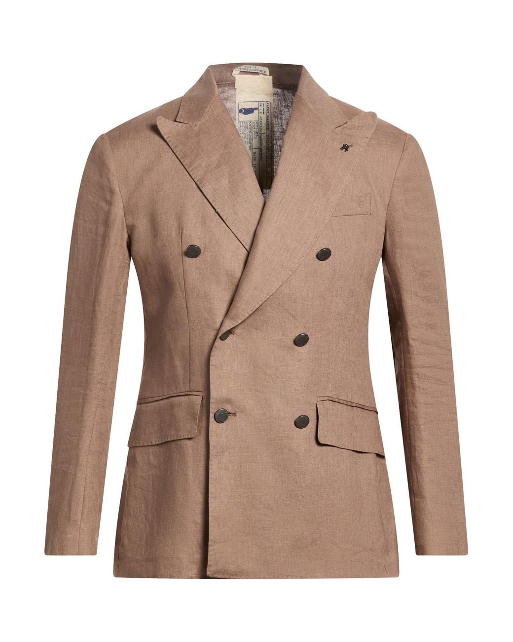 Messagerie Brown Blazer Linen for men