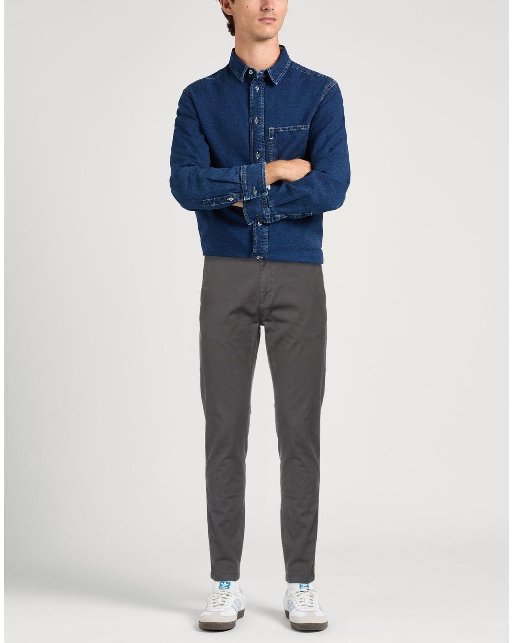 Department 5 Gray Trouser for men