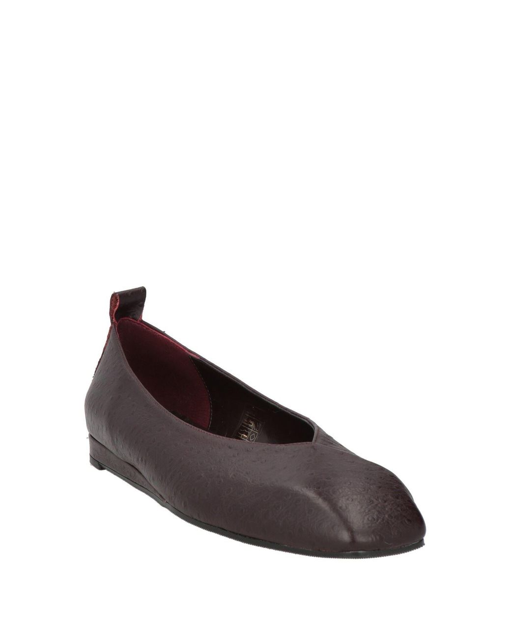 Bianca Di Brown Ballet Flats Leather