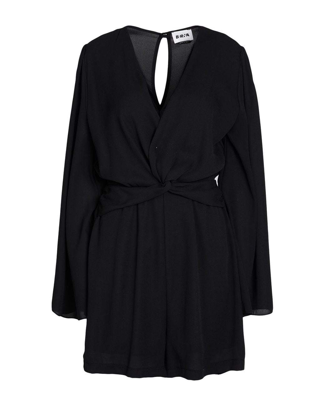 Berna Black Playsuit Polyester