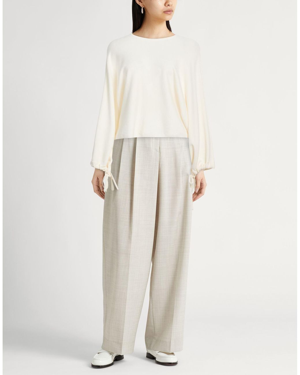 Max Mara White Pullover