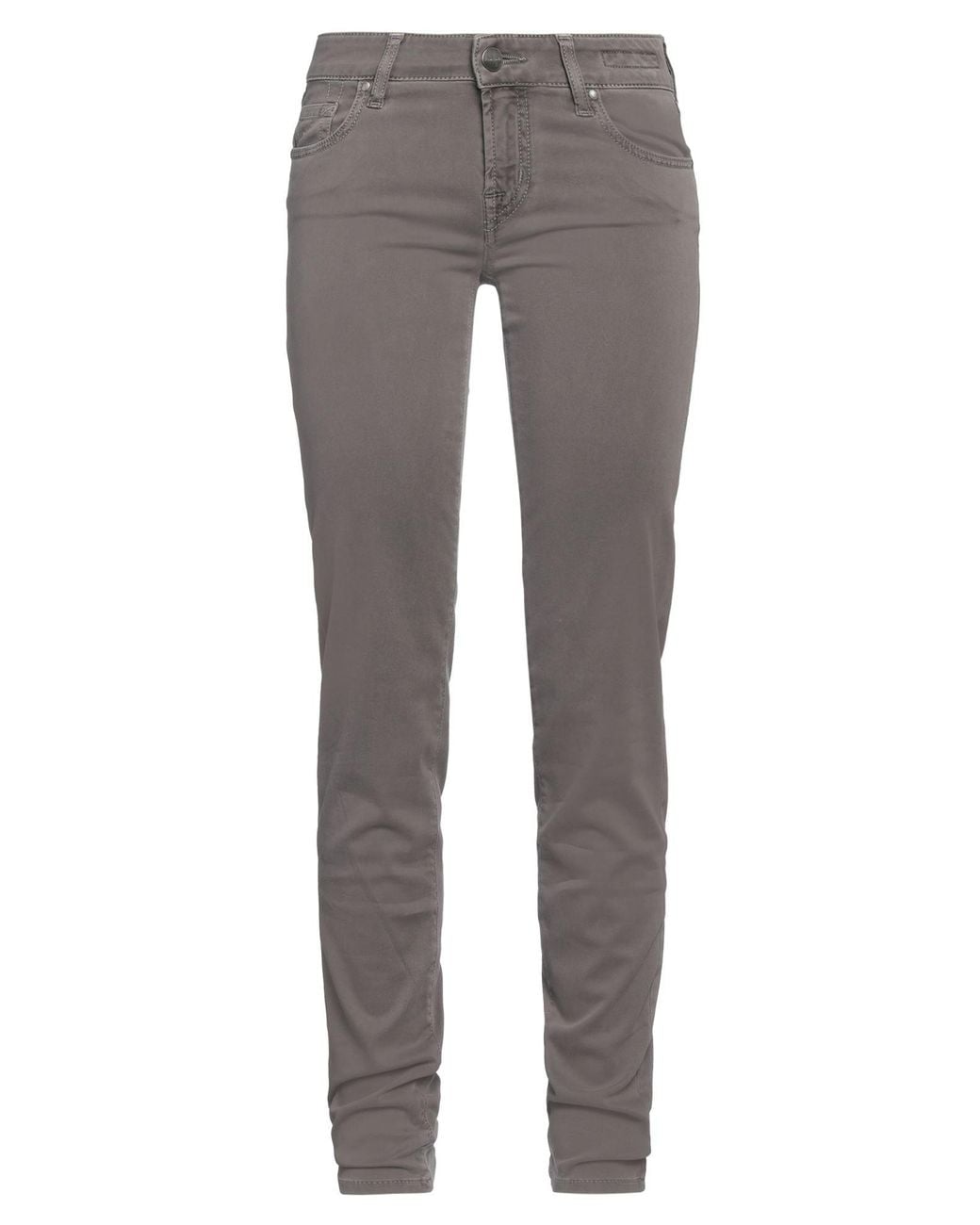 Jacob Cohen Gray Pants Cotton, Modal, Elastane