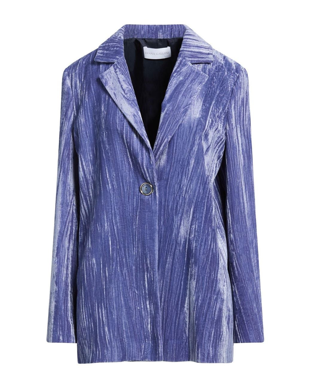 Diana Gallesi Blue Light Blazer Polyester