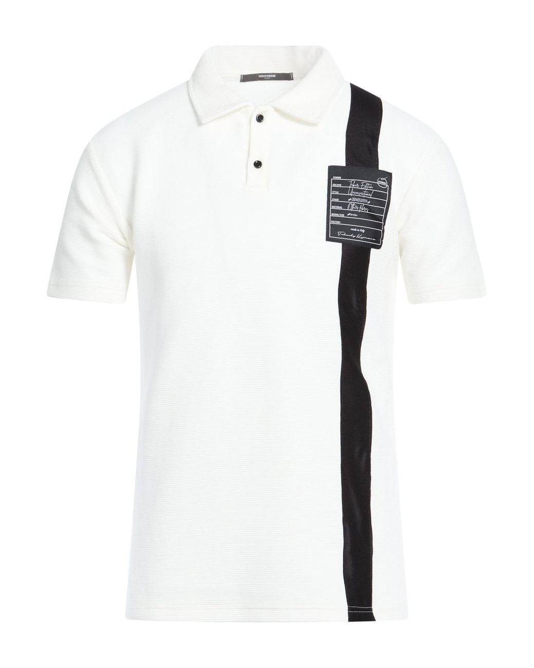 Takeshy Kurosawa White Polo Shirts for men