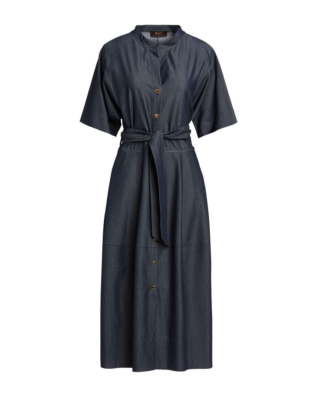 Moorer Blue Midi Dress