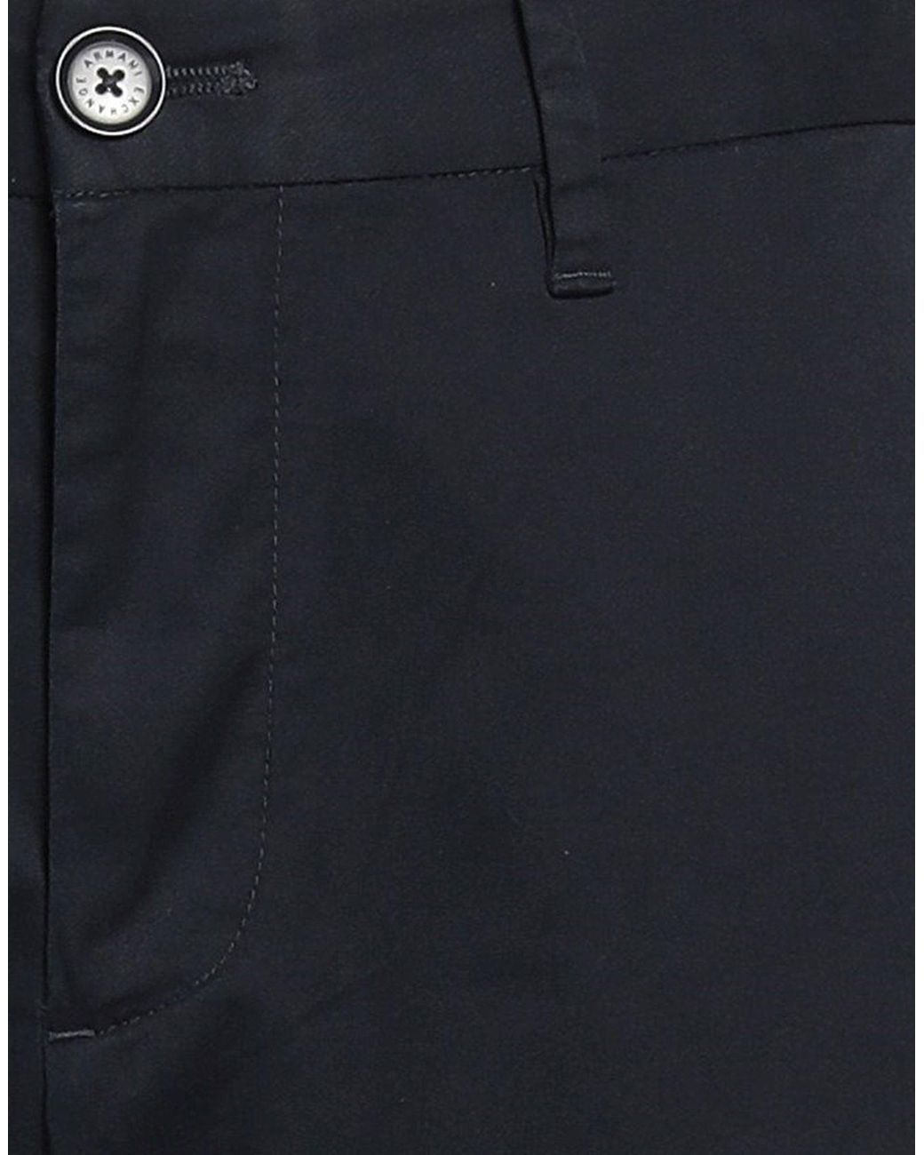ARMANI EXCHANGE Blue Pants Cotton, Elastane for men