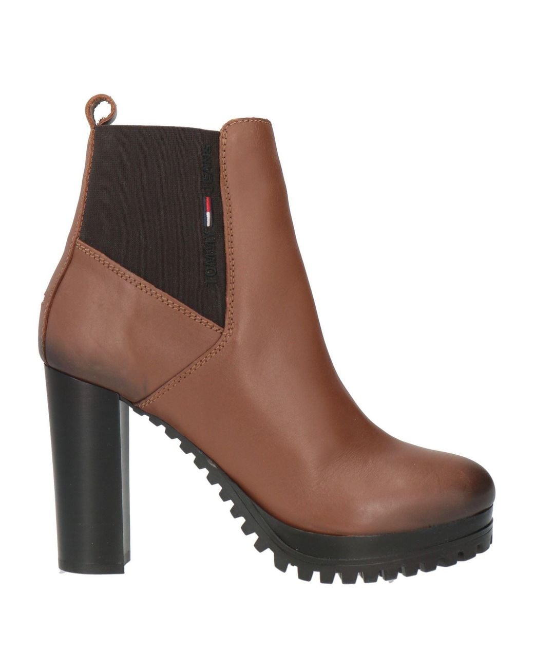 Tommy Hilfiger Brown Ankle Boots Leather