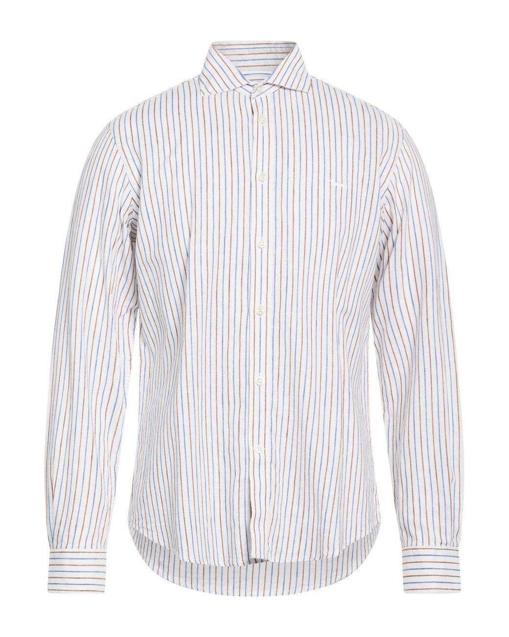 Harmont & Blaine White Shirt Cotton, Linen for men