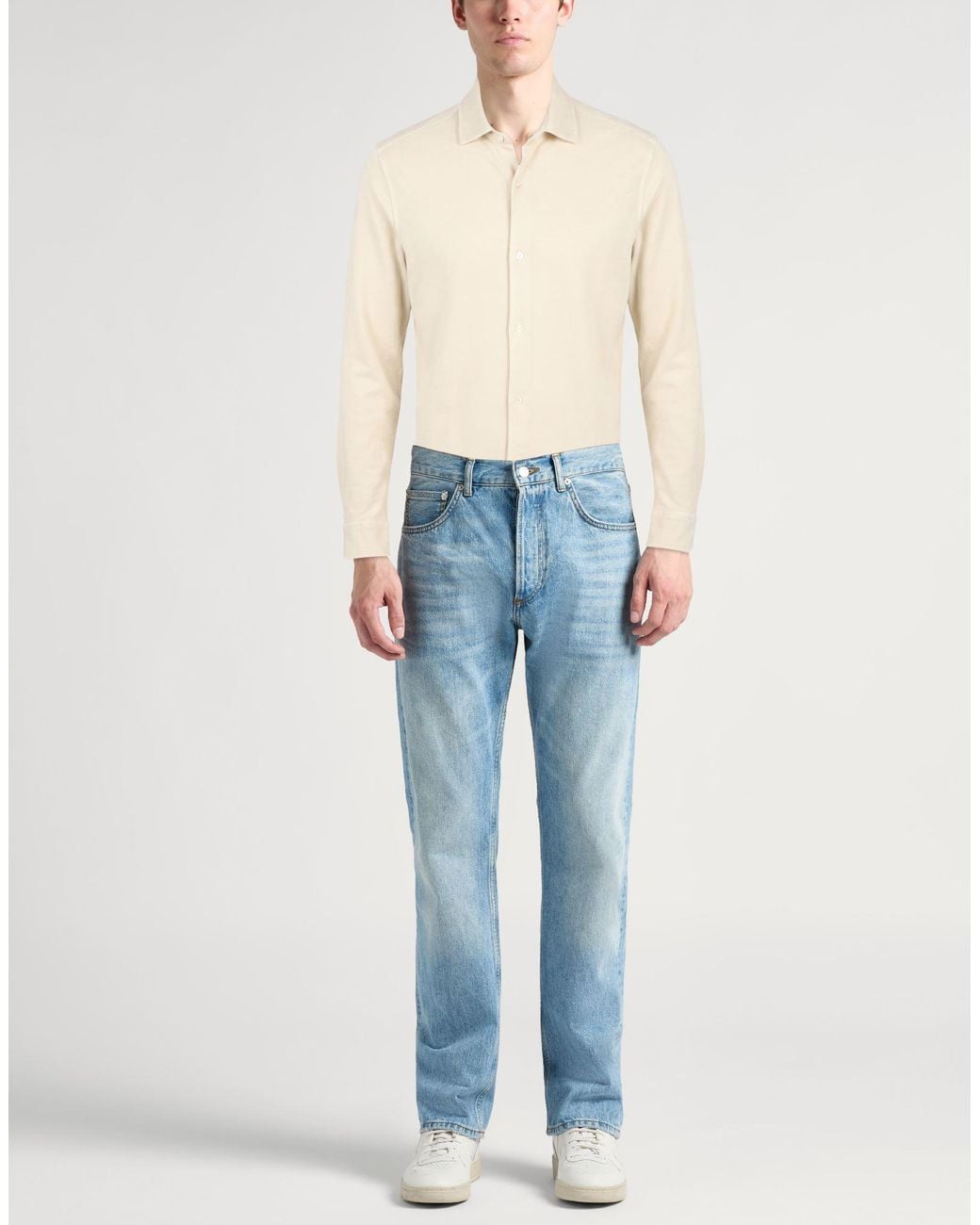 Drumohr White Shirt Cotton for men