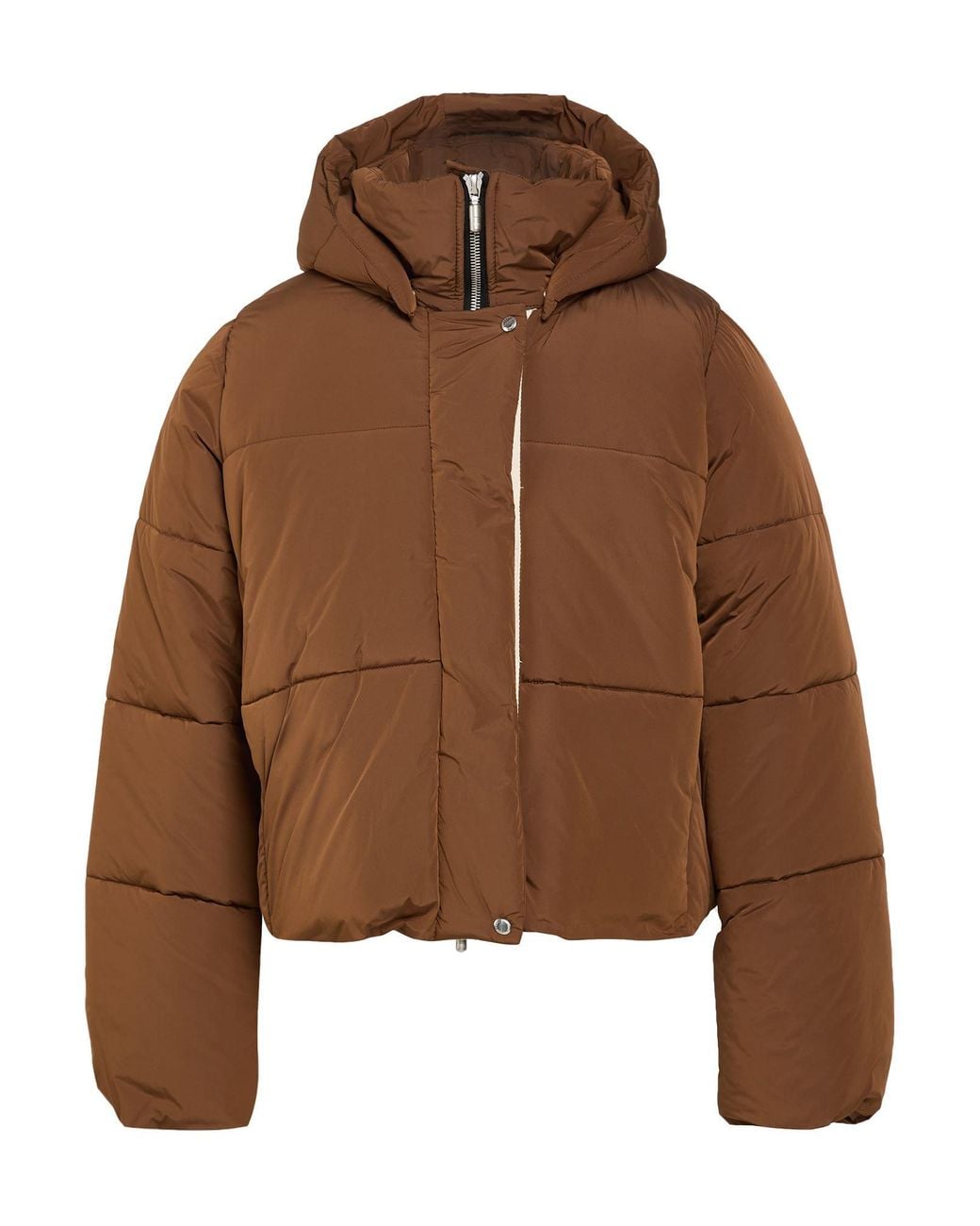 Rhude Brown Puffer Polyester, Polyurethane for men