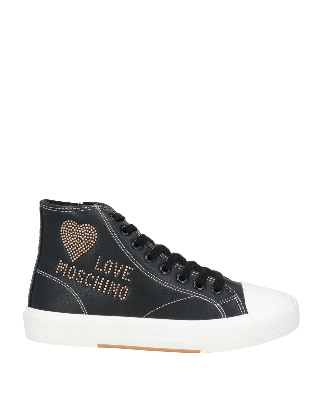 Love Moschino Black Sneakers Leather