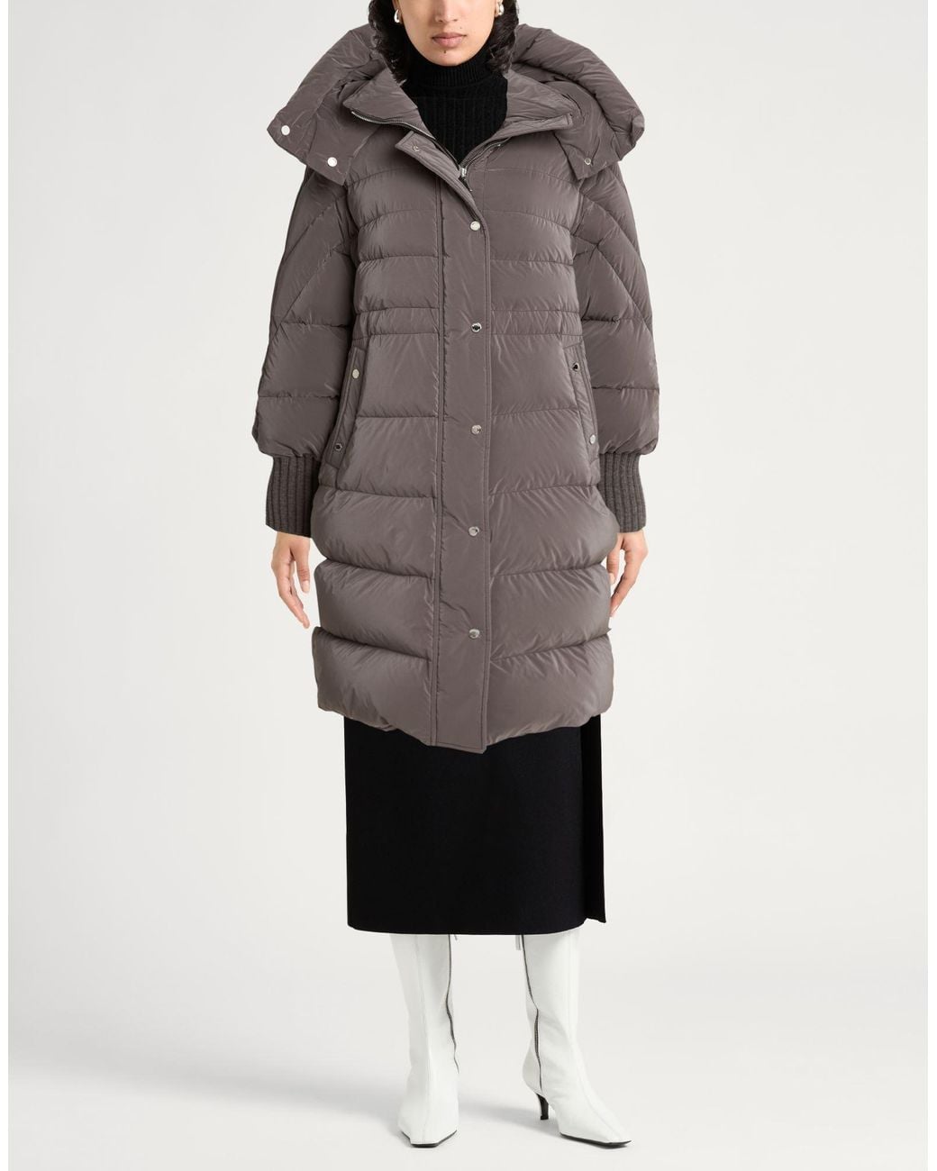 Moorer Gray Puffer Polyamide, Polyester, Virgin Wool