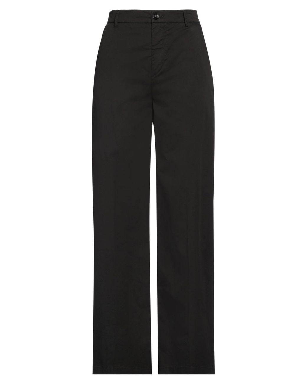 TRUE AVENUE Black Pants Cotton, Elastane