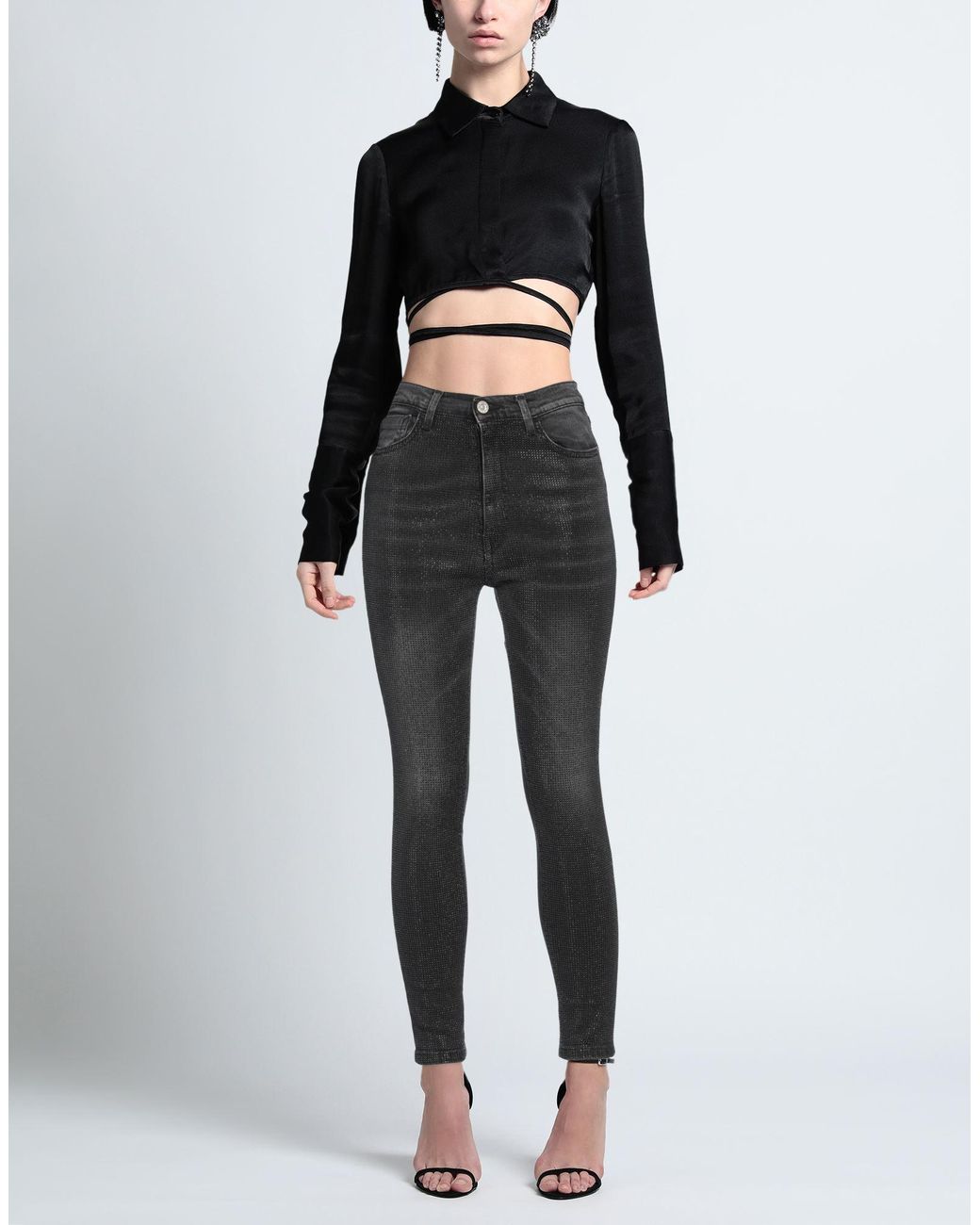 Cult Black Jeans Cotton, Elastane