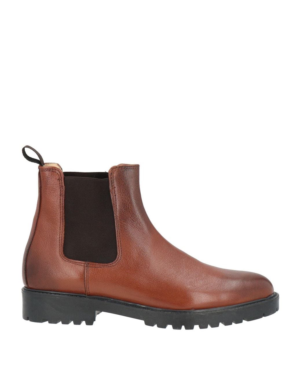Andrea Ventura Firenze Brown Ankle Boots Leather for men
