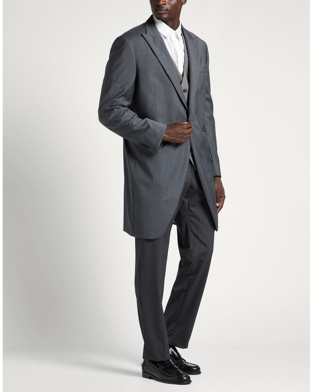 Tombolini Gray Suit Virgin Wool for men