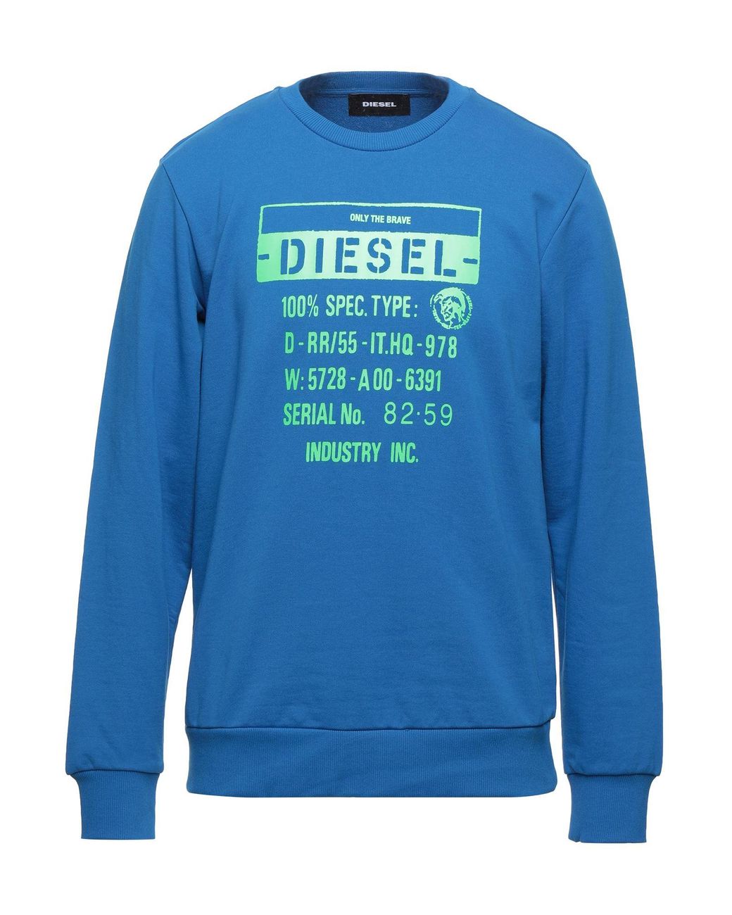 diesel blue sweatshirt