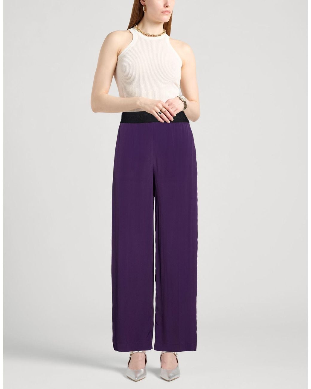 Liviana Conti Purple Pants