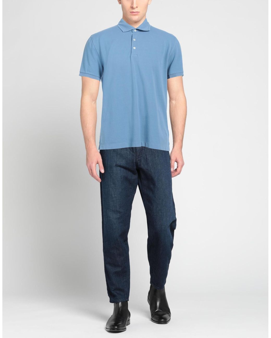 3RD · MAY Blue Polo Shirt for men