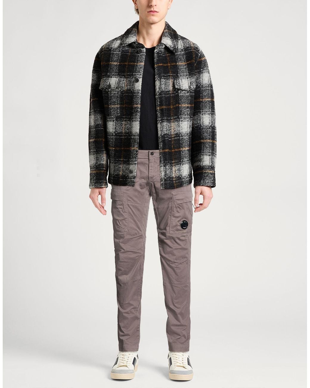 C P Company Gray Pants for men